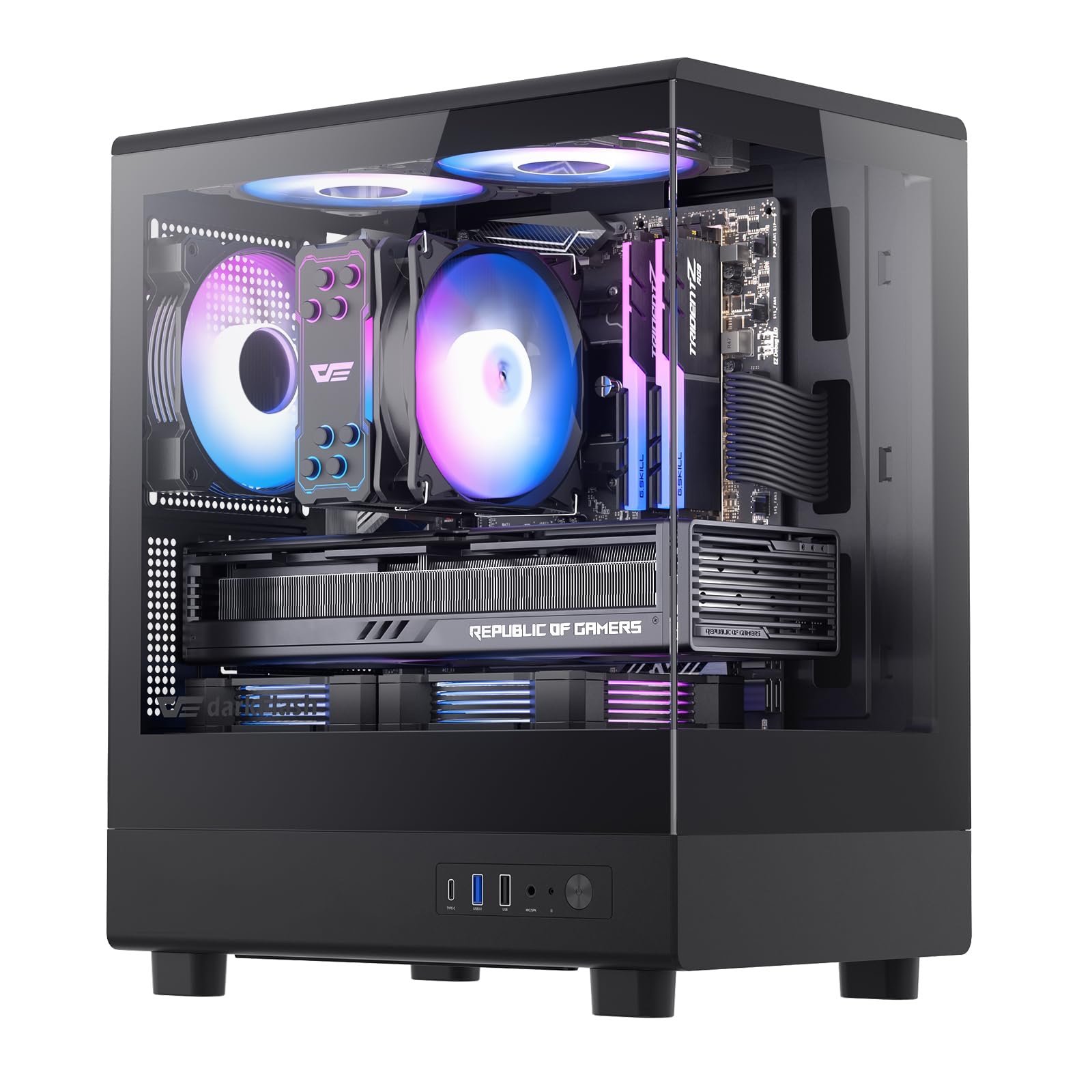 PC GAMING BLD INTEL ULTRA 5 225 GEFORCE RTX5060 8GB 16GB DDR5 500GB SSD M.2 DARKFLASH CASE DB330M WHITE