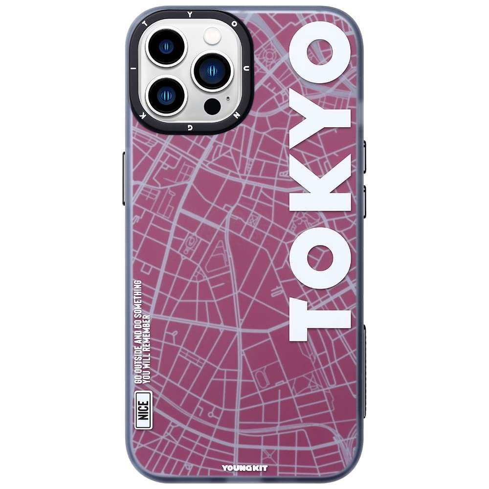 COVER PER IPHONE 13 PRO MAX YOUNGKIT WORLD TRIP SERIES TOKYO CL13 RED