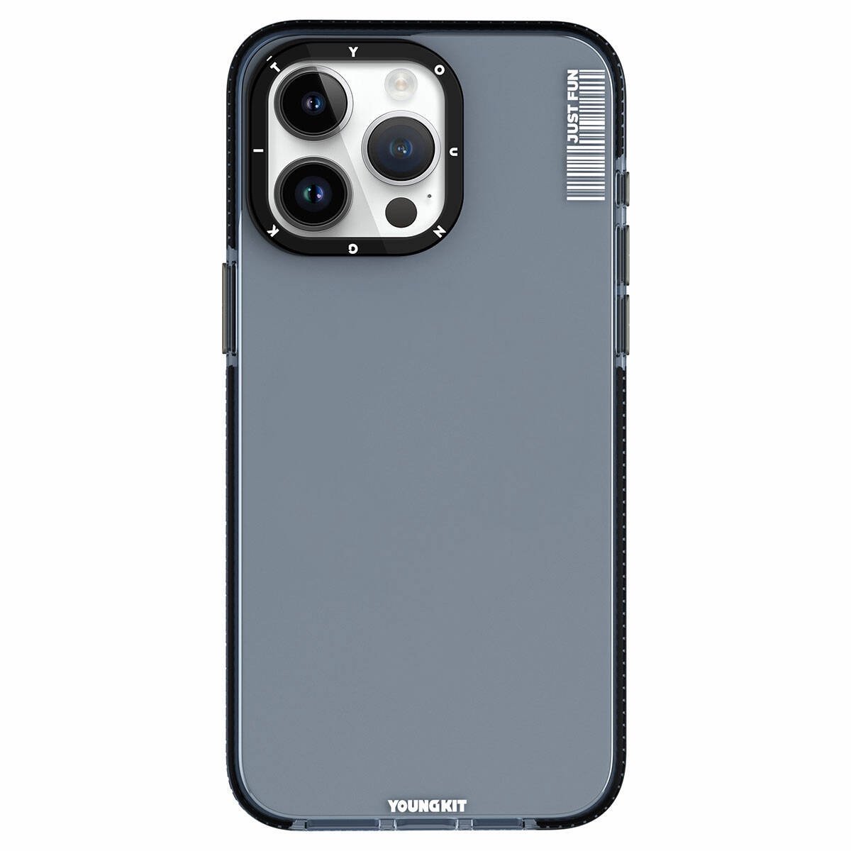 COVER PER IPHONE 15 PRO MAX YOUNGKIT JCFCX001 MIDNIGHT BLACK