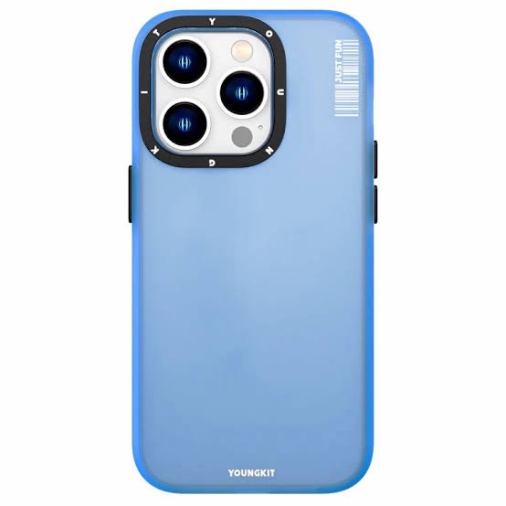 COVER PER IPHONE 15 PRO YOUNGKIT CSFCX003 SKY BLUE