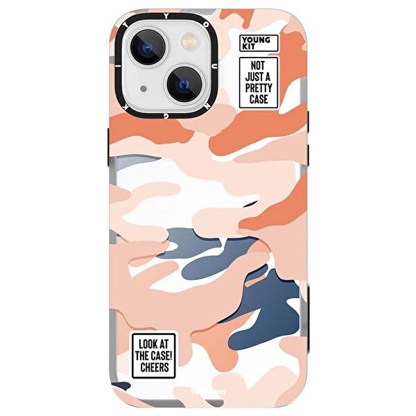 COVER PER IPHONE 13 PRO MAX YOUNGKIT CHAMUFLAGE SERIES CL020 RED