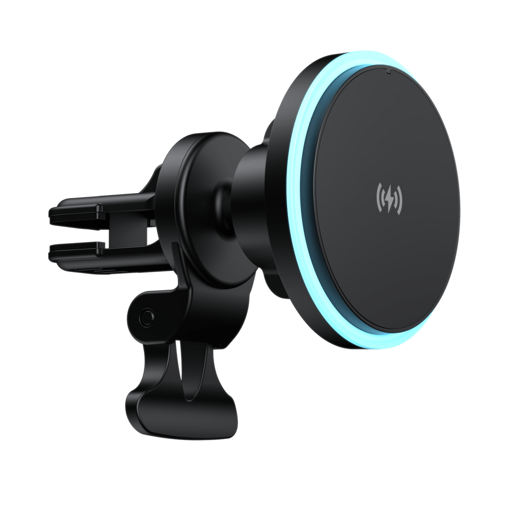 MBUSHES PER TELEFON WIRELESS 15W DHE MBAJTES MAGNETIK PER VETURE HAVIT W3032 BLACK