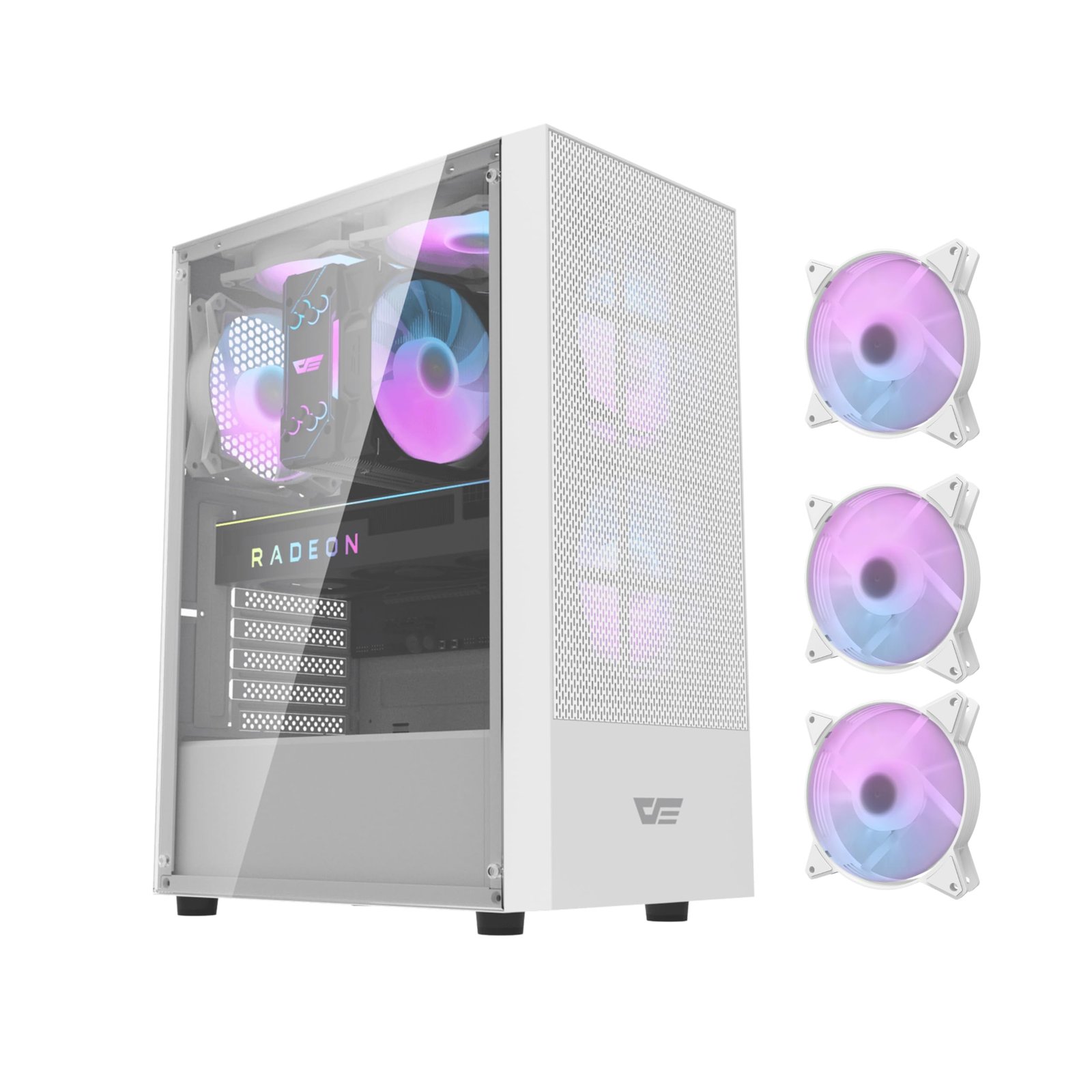PC GAMING BLD INTEL i5 14600KF GEFORCE RTX5060 TI 8GB 32GB DDR4 500GB SSD M.2 DARKFLASH CASE A290 BLACK
