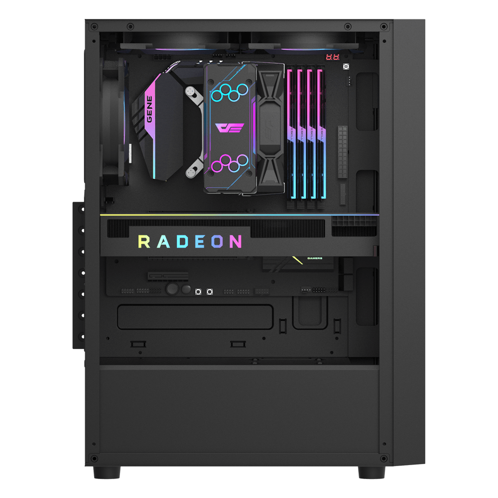 PC BLD AMD RYZEN 5 3400G 32GB DDR4 500GB SSD M.2 600W DARKFLASH CASE A290 BLACK