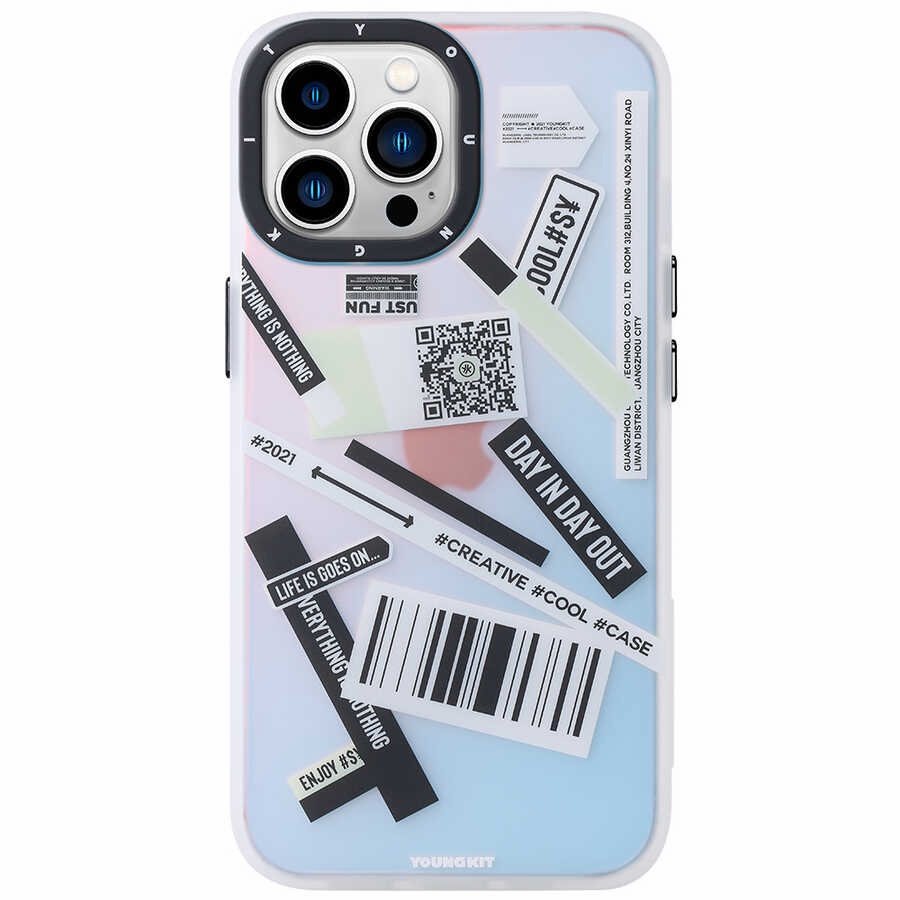 COVER PER IPHONE 13 PRO MAX YOUNGKIT FASHION CULTURE DAY IN DAY OUT CL035 BLUE