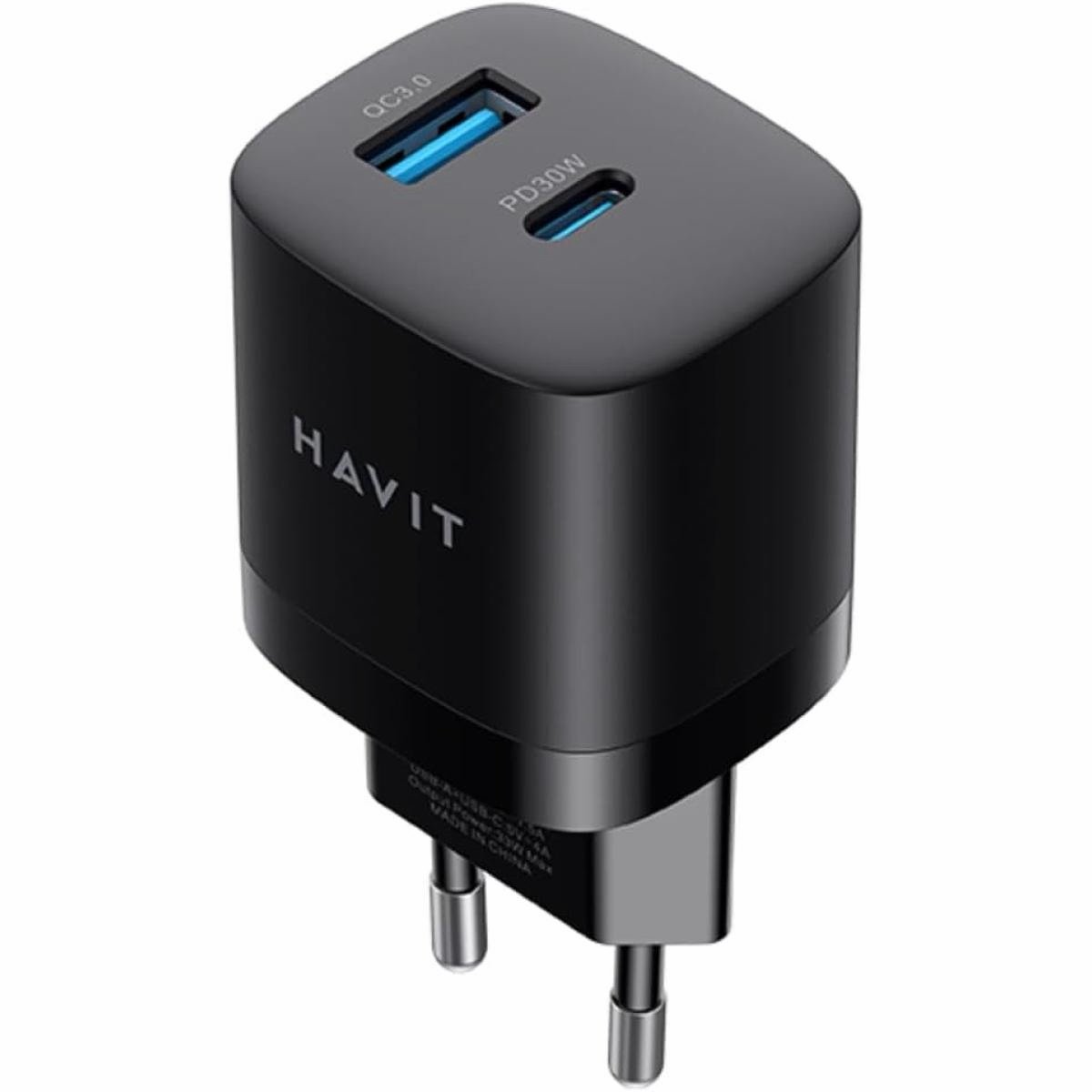 MBUSHES PER TELEFON USB-C 30W HAVIT PD30W C2L 1m BLACK